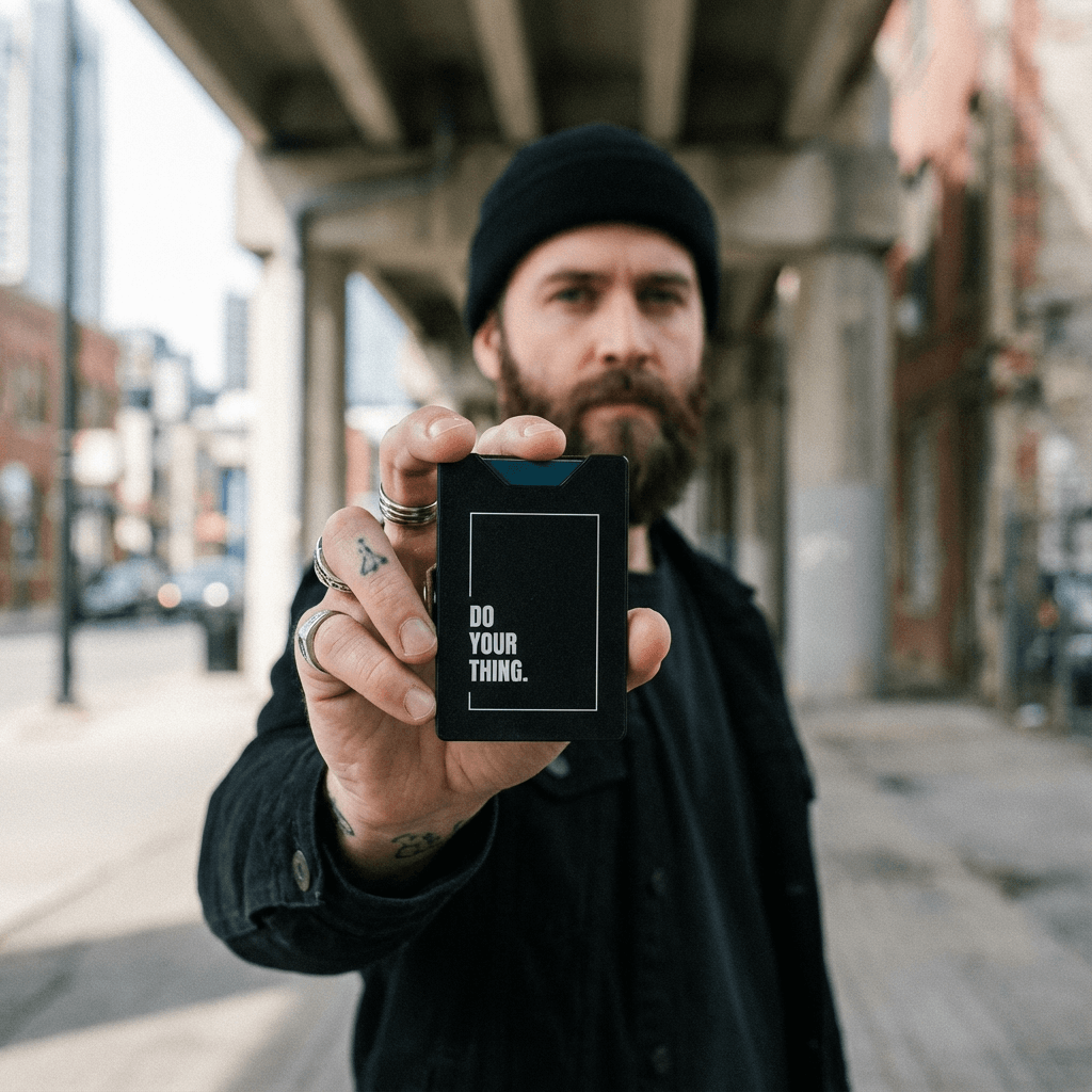 EVERYWALLET - Black Aluminium